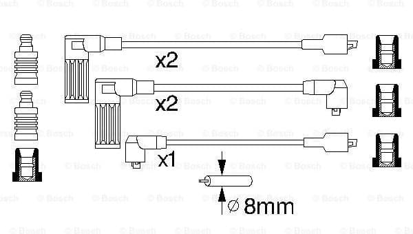 Ignition Cable Kit 0986356846 - image 5