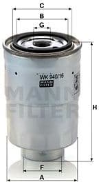 Fuel Filter WK940/16X