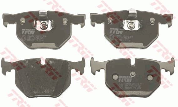 Brake pads rear, Top Quality GDB1499 - image 2