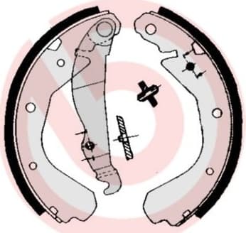 Brake Shoe Set ESSENTIAL LINE S59508