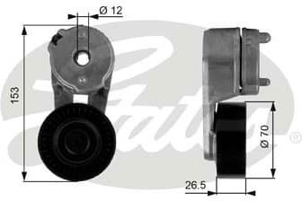 Belt Tensioner, V-ribbed belt DriveAlign™ T38163