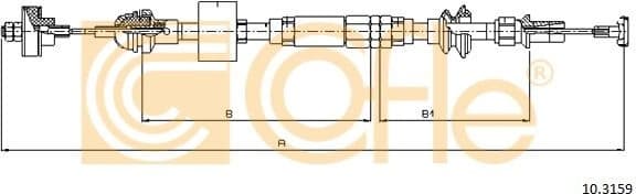 Cable Pull, clutch control 10.3159