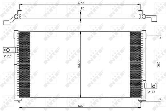 Condenser, air conditioning EASY FIT 35877