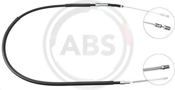 Cable Pull, parking brake K10676