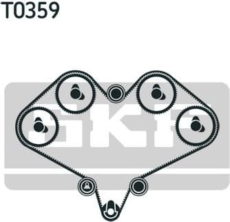 Timing Belt Kit VKMA 92008 - image 3
