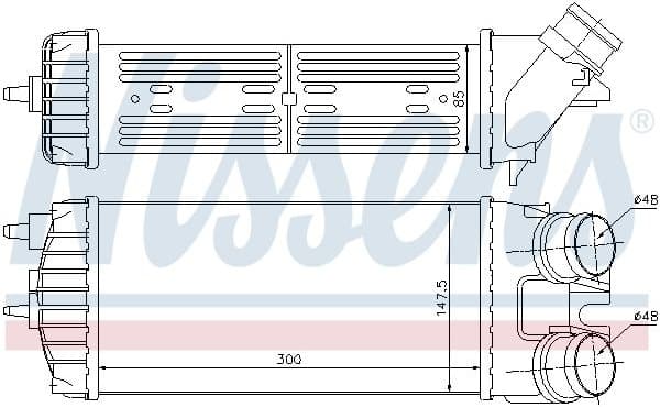 Charge Air Cooler ** FIRST FIT ** 96550