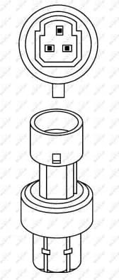 Pressure Switch, air conditioning 38943
