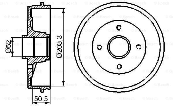 Brake Drum 0986477120 - image 5
