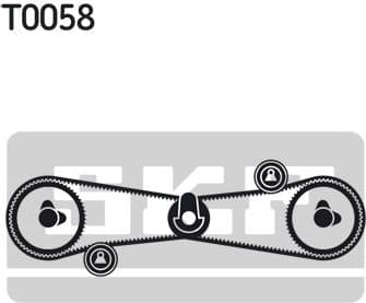 Timing Belt Kit VKMA 02501 - image 2
