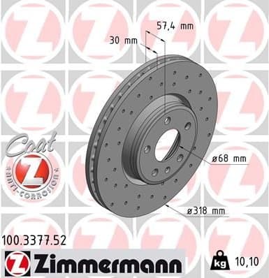 Brake Disc SPORT BRAKE DISC Z 100.3377.52