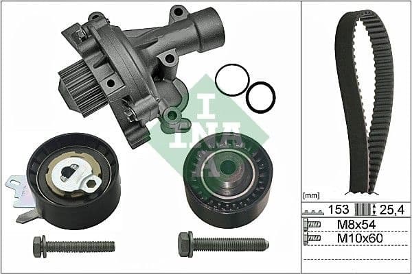 Water Pump & Timing Belt Kit 530047130