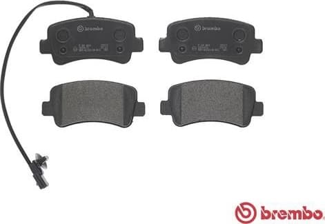 Brake pads rear, Top Quality P68063 - image 2