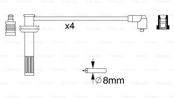 Ignition Cable Kit 0986356709 - image 5