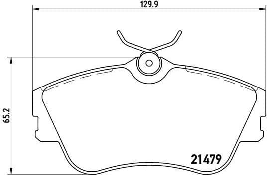 Brake Pad Set, disc brake PRIME LINE P85029