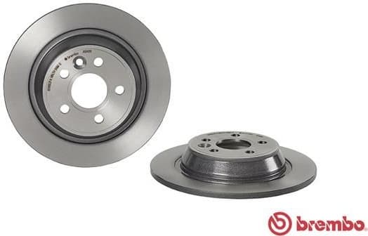 Brake discs kit rear, (2pcs), Top Quality 08.A540.11 - image 2