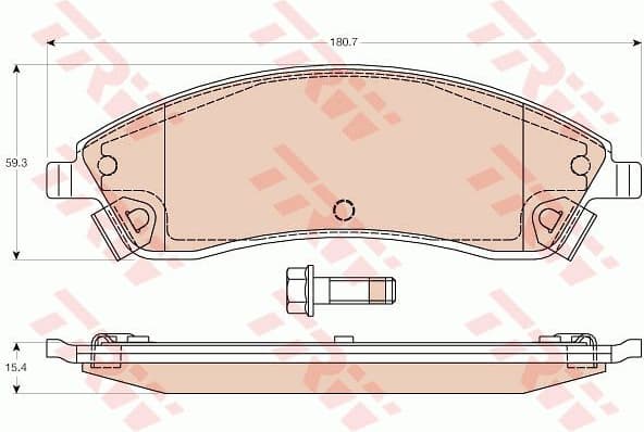Brake Pad Set, disc brake GDB4451