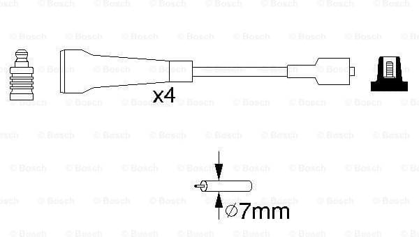 Ignition Cable Kit 0986356967 - image 5