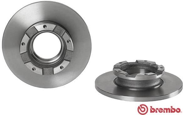 Brake disc, 1pcs REAR, Top Quality 08.C241.20 - image 2