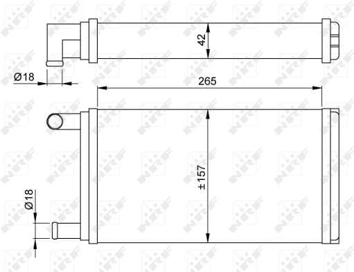 Heat Exchanger, interior heating 53555