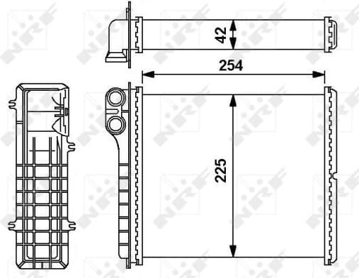 Heat Exchanger, interior heating 54239