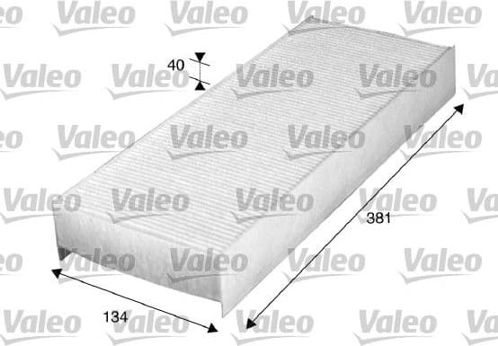 Filter, cabin air VALEO ESSENTIAL 716010