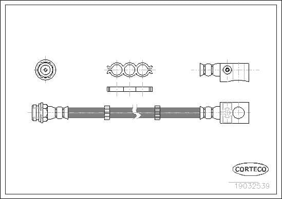 Brake Hose 19032539 - image 2