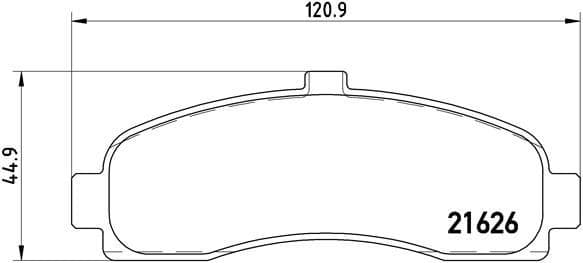 Brake Pad Set, disc brake PRIME LINE P56031