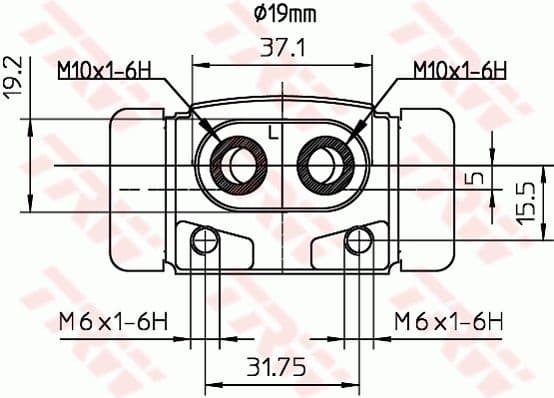 Wheel Brake Cylinder BWD287 - image 2