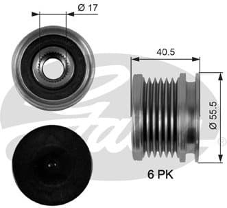 Alternator Freewheel Clutch DriveAlign™ OAP7040