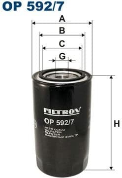 Oil Filter OP592/7
