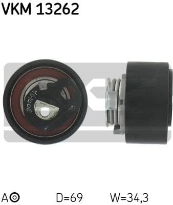 Tensioner Pulley, timing belt VKM 13262