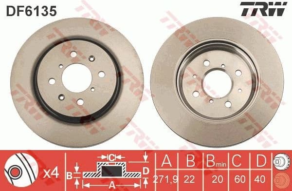Brake Disc DF6135