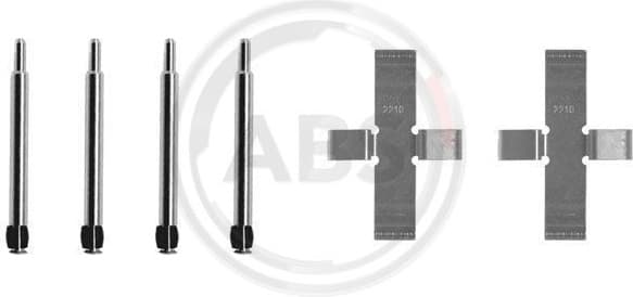 Accessory Kit, disc brake pad 0903Q