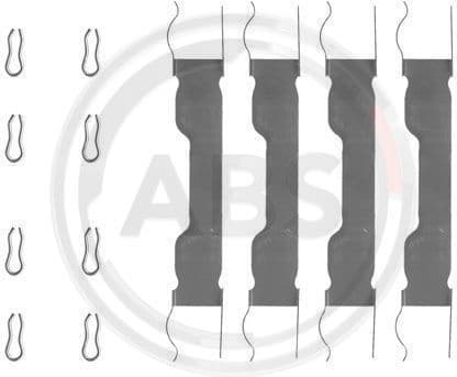 Accessory Kit, disc brake pad 0909Q