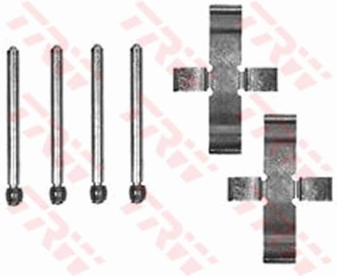 Accessory Kit, disc brake pad PFK64