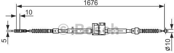 Cable Pull, parking brake 1987477815 - image 2