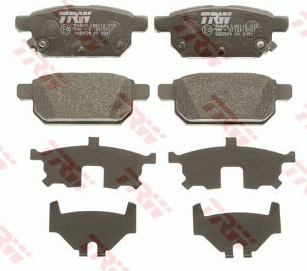 Brake Pad Set, disc brake COTEC GDB3529 - image 2