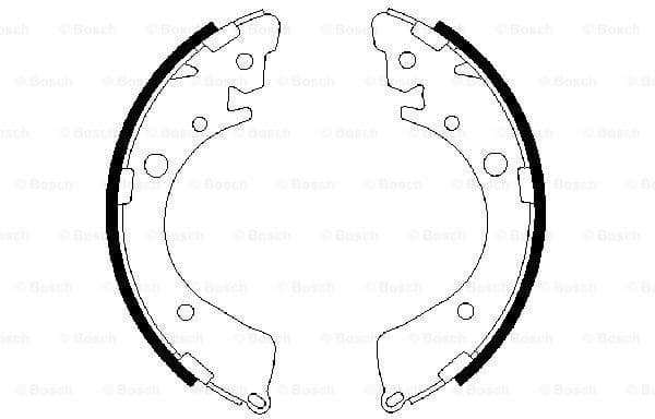 Brake Shoe Set 0986487323