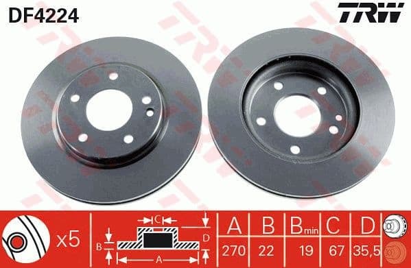 Brake Disc DF4224