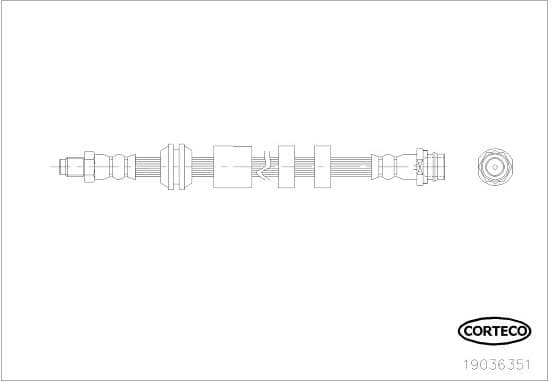 Brake Hose 19036351