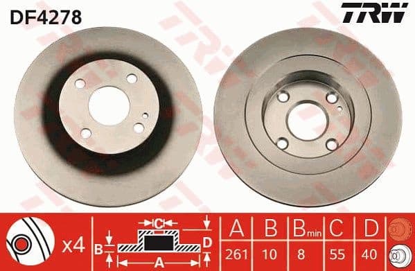 Brake Disc DF4278