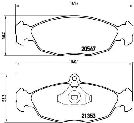 Brake Pad Set, disc brake PRIME LINE P59011