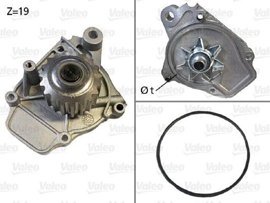Water Pump, engine cooling 506045