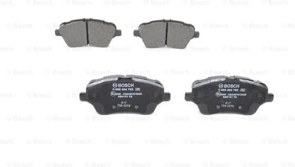 Brake Pad Set, disc brake 0986494792 - image 3