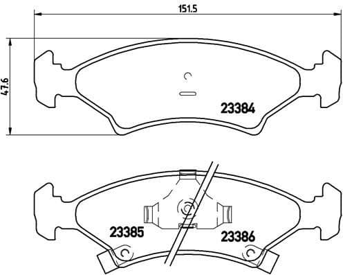 Brake Pad Set, disc brake PRIME LINE P30009