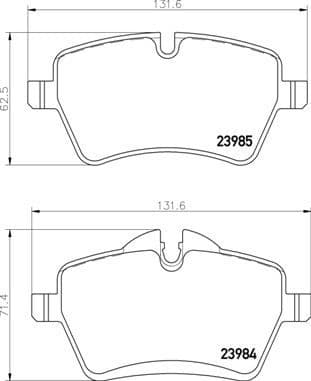 Brake Pad Set, disc brake PRIME LINE P06086