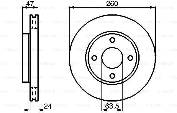 Brake Disc 0986478170 - image 5