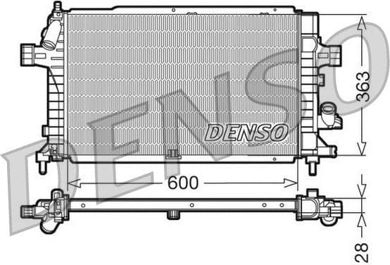 Radiator, engine cooling DRM20102