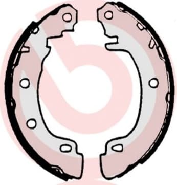 Brake Shoe Set ESSENTIAL LINE S68522