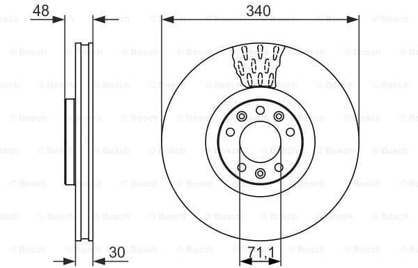 Brake Disc 0986479092 - image 2
